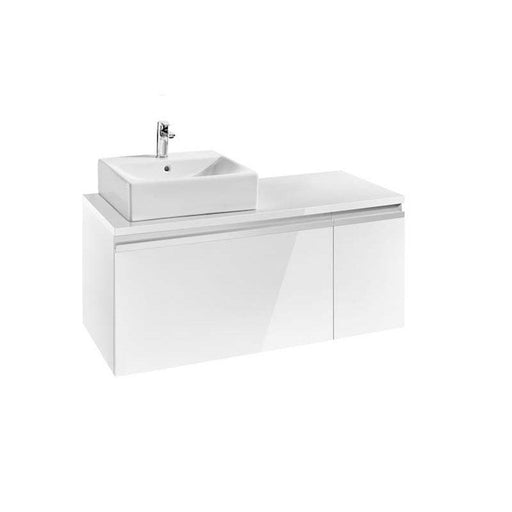 Roca Heima 1100mm Vanity Unit - Wall Hung 1 Drawer Unit (LH) - Unbeatable Bathrooms