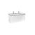 Roca Stratum-N 1300mm Double Vanity Unit - Wall Hung 2 Drawer Unit - Unbeatable Bathrooms
