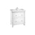 Roca Carmen Unik 800mm Vanity Unit - Floor Standing 2 Drawer Unit with Basin - Unbeatable Bathrooms