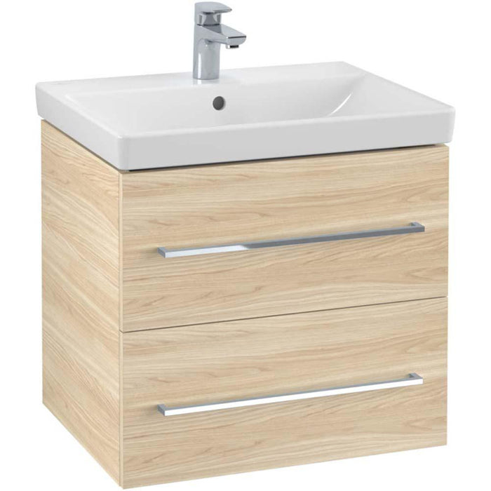 Villeroy & Boch Avento 600mm Vanity Unit - Wall Hung 2 Drawer Unit - Unbeatable Bathrooms