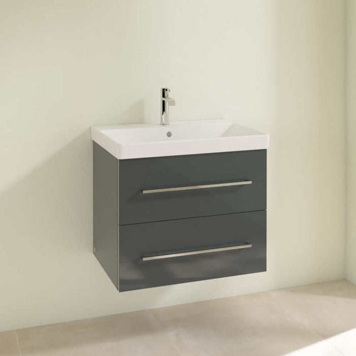 Villeroy & Boch Avento 650mm Vanity Unit - Wall Hung 2 Drawer Unit - Unbeatable Bathrooms