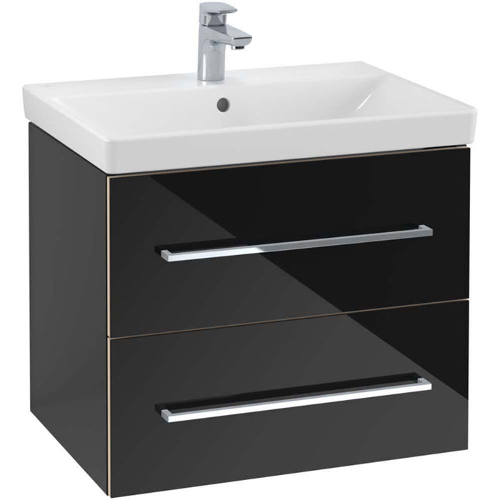 Villeroy & Boch Avento 650mm Vanity Unit - Wall Hung 2 Drawer Unit - Unbeatable Bathrooms