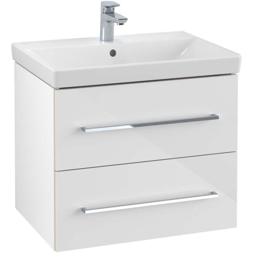 Villeroy & Boch Avento 650mm Vanity Unit - Wall Hung 2 Drawer Unit - Unbeatable Bathrooms