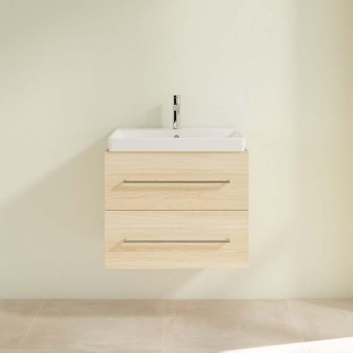 Villeroy & Boch Avento 650mm Vanity Unit - Wall Hung 2 Drawer Unit - Unbeatable Bathrooms