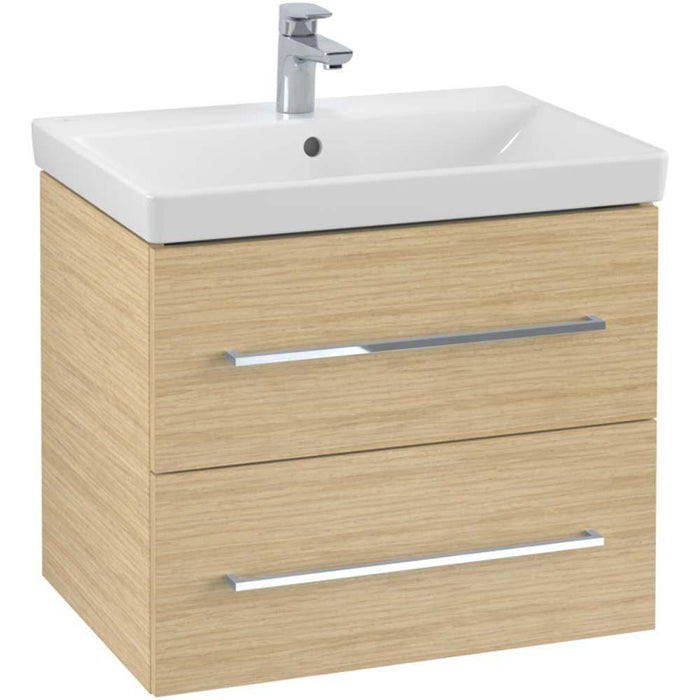 Villeroy & Boch Avento 650mm Vanity Unit - Wall Hung 2 Drawer Unit - Unbeatable Bathrooms