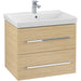 Villeroy & Boch Avento 650mm Vanity Unit - Wall Hung 2 Drawer Unit - Unbeatable Bathrooms
