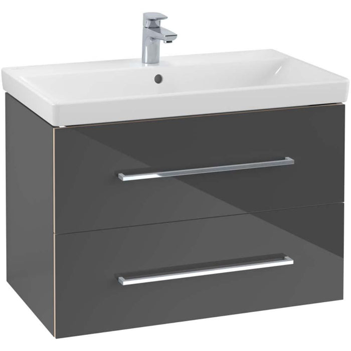 Villeroy & Boch Avento 800mm Vanity Unit - Wall Hung 2 Drawer Unit - Unbeatable Bathrooms