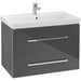 Villeroy & Boch Avento 800mm Vanity Unit - Wall Hung 2 Drawer Unit - Unbeatable Bathrooms