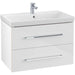 Villeroy & Boch Avento 800mm Vanity Unit - Wall Hung 2 Drawer Unit - Unbeatable Bathrooms