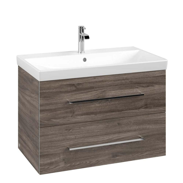 Villeroy & Boch Avento 800mm Vanity Unit - Wall Hung 2 Drawer Unit - Unbeatable Bathrooms