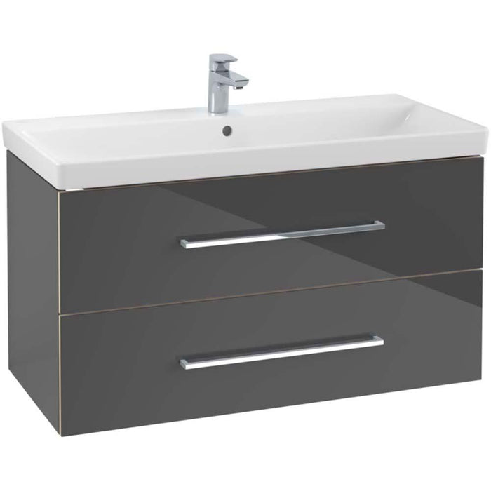Villeroy & Boch Avento 1000mm Vanity Unit - Wall Hung 2 Drawer Unit - Unbeatable Bathrooms