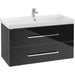 Villeroy & Boch Avento 1000mm Vanity Unit - Wall Hung 2 Drawer Unit - Unbeatable Bathrooms