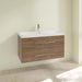 Villeroy & Boch Avento 1000mm Vanity Unit - Wall Hung 2 Drawer Unit - Unbeatable Bathrooms