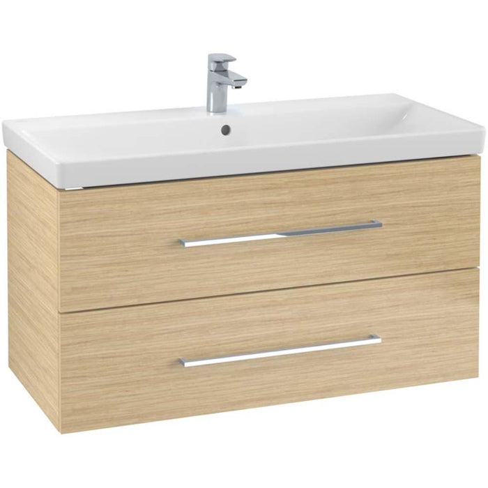 Villeroy & Boch Avento 1000mm Vanity Unit - Wall Hung 2 Drawer Unit - Unbeatable Bathrooms