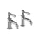 Burlington Arcade Basin Pillar Taps - Unbeatable Bathrooms