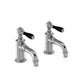 Burlington Arcade Cloakroom Basin Pillar Taps - Unbeatable Bathrooms