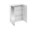 Britton 600 Double Mirrored Door Wall Cabinet - Unbeatable Bathrooms