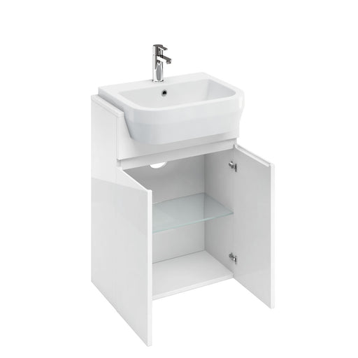 Britton 600mm Vanity Unit - Floor Standing 2 Door Unit - Unbeatable Bathrooms