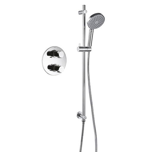 Flova Allore 1-Outlet Thermostatic Shower Pack with Slide Rail Kit - Unbeatable Bathrooms