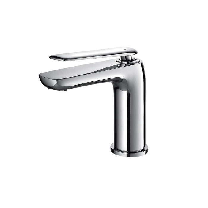 Flova Allore 155mm Mono Basin Mixer with Clicker Waste Set - Unbeatable Bathrooms