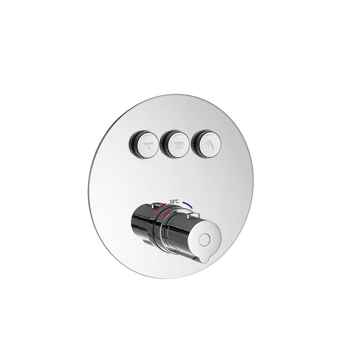 Flova Allore Goclick 3 Button Finishing Kit - Unbeatable Bathrooms