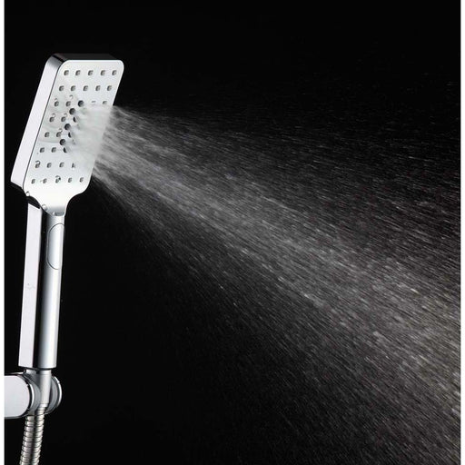 JTP Aquamist Square Multifunction Shower Hand Set - Unbeatable Bathrooms