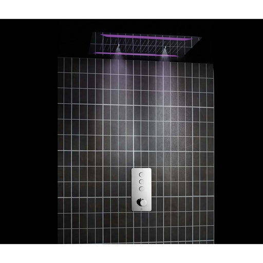 JTP Aquamist Ceiling Mounted Overhead Shower 600 x 450mm - Unbeatable Bathrooms