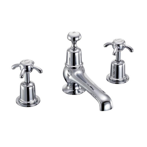 Burlington Anglesey 3 Tap Hole Mixer with Pop-up Waste - Unbeatable Bathrooms