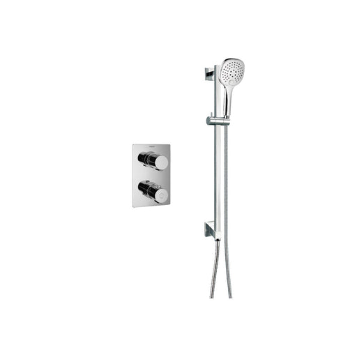 Flova Annecy 1-Outlet Thermostatic Shower Pack with Slide Rail Kit - Unbeatable Bathrooms
