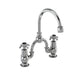 Burlington Anglesey 2 Tap Hole Arch Mixer with Curved Spout (200mm centres) - Unbeatable Bathrooms