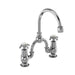 Burlington Anglesey 2 Tap Hole Arch Mixer with Curved Spout (200mm centres) - Unbeatable Bathrooms