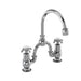 Burlington Anglesey 2 Tap Hole Arch Mixer with Curved Spout (200mm centres) - Unbeatable Bathrooms