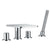 Flova Annecy 4-Hole Bath and Shower Mixer with Shower Set - Unbeatable Bathrooms