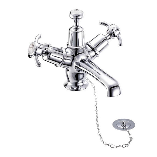 Burlington Anglesey Basin Mixer with Plug & Chain Waste - Unbeatable Bathrooms