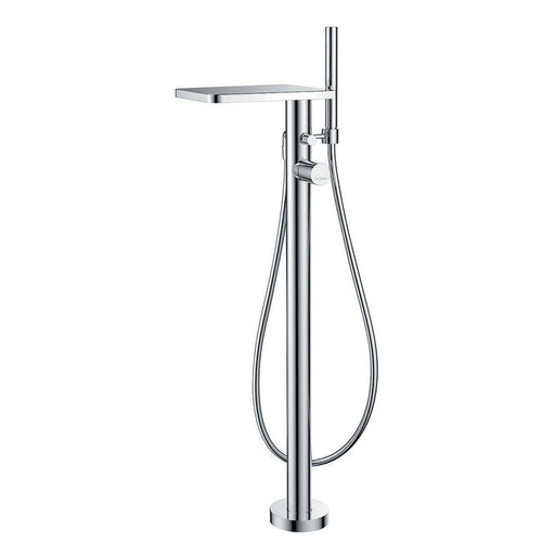 Flova Annecy Floor Standing Bath and Shower Mixer with Shower Set - Unbeatable Bathrooms