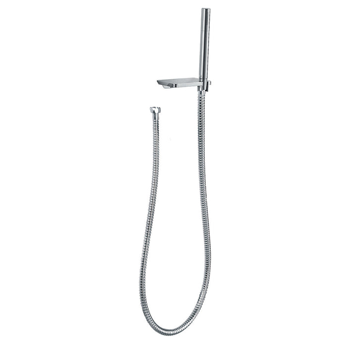 Flova Round Handshower Kit with Shelf - Unbeatable Bathrooms