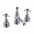 Burlington Anglesey Regent 3 Tap Hole Mixer with Pop-up Waste - Unbeatable Bathrooms