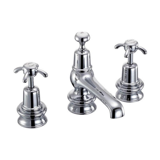 Burlington Anglesey Regent 3 Tap Hole Mixer with Pop-up Waste - Unbeatable Bathrooms