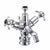 Burlington Anglesey Regent Bidet Mixer with Pop-up Waste - Unbeatable Bathrooms