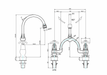 Burlington Anglesey 2 Tap Hole Regent Arch Mixer with Curved Spout (230mm centres) - Unbeatable Bathrooms