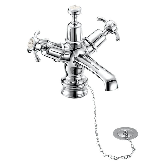 Burlington Anglesey Regent Basin Mixer with Plug & Chain Waste - Unbeatable Bathrooms