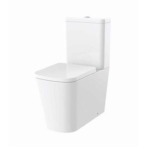 The White Space Anon Rimless Close Coupled Toilet (Closed Back) - Unbeatable Bathrooms