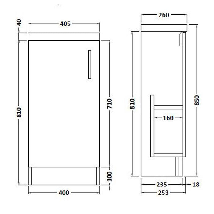 Hudson Reed Apollo Vanity Unit - Floor Standing 1 & 2 Door Units with Basin (Various) - Unbeatable Bathrooms