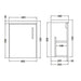 Hudson Reed Apollo Compact Vanity Unit - Wall Hung 1 & 2 Door Units with Basin (Various) - Unbeatable Bathrooms