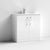 Nuie Arno Floor Standing 2-Door Vanity & Minimalist Basin - Unbeatable Bathrooms