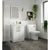 Nuie Arno Wall Hung 1-Drawer Vanity & Worktop - Unbeatable Bathrooms