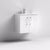 Nuie Arno Wall Hung 2-Door Vanity & Minimalist Basin - Unbeatable Bathrooms