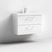Nuie Arno Wall Hung 2-Drawer Vanity & Thin-Edge 1 Tap Hole Ceramic Basin - Unbeatable Bathrooms