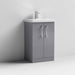 Nuie Arno Floor Standing 2-Door Vanity & Thin-Edge 1 Tap Hole Ceramic Basin - Unbeatable Bathrooms