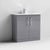 Nuie Arno Floor Standing 2-Door Vanity & Minimalist Basin - Unbeatable Bathrooms